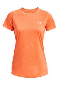 Under Armour T-Shirt Tech SSC - Twist 1277206 Pomarańczowy Regular Fit. Kolor: pomarańczowy