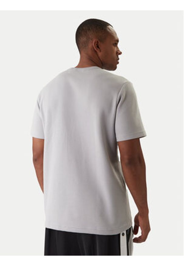 Adidas - adidas T-Shirt Trefoil Essentials Waffle KE1203 Szary Regular Fit. Kolor: szary. Materiał: bawełna