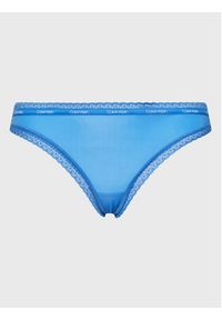 Calvin Klein Underwear Komplet 3 par stringów 000QD3802E Kolorowy. Materiał: syntetyk. Wzór: kolorowy #2