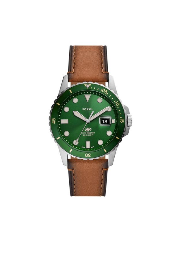 Fossil Zegarek Blue FS5946 Brązowy. Kolor: brązowy