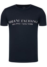 Armani Exchange T-Shirt 8NZT72 Z8H4Z 1510 Granatowy Slim Fit. Kolor: niebieski. Materiał: bawełna #4