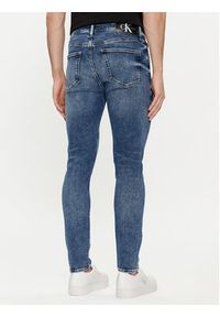 Calvin Klein Jeans Jeansy J30J324810 Niebieski Skinny Fit. Kolor: niebieski