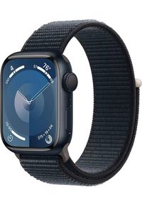 APPLE - Smartwatch Apple Watch 9 GPS + Cellular 41mm Midnight Alu Sport Loop Granatowy (MRHU3QP/A). Rodzaj zegarka: smartwatch. Kolor: niebieski. Styl: sportowy
