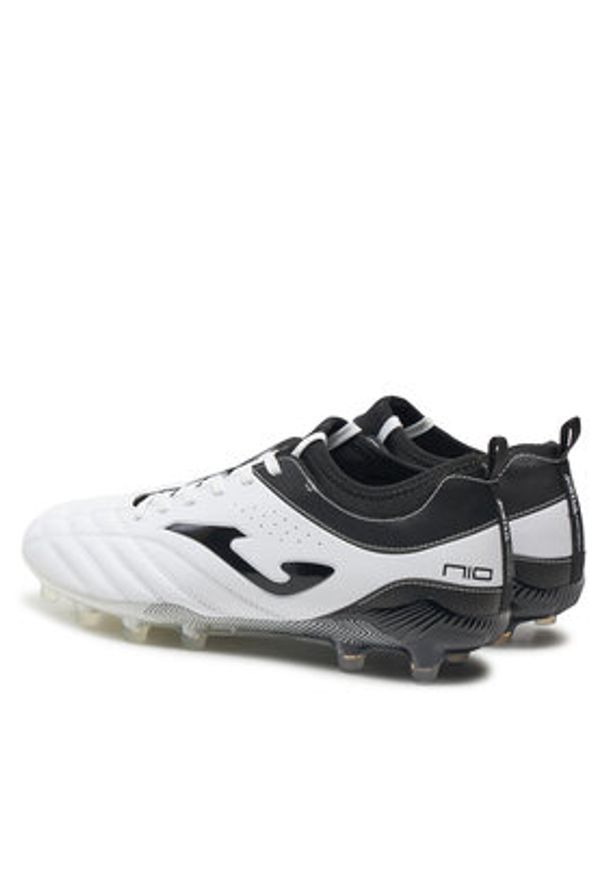 Joma Buty do piłki nożnej Numero-10 Firm Ground N10W2402FG Biały. Kolor: biały. Materiał: skóra