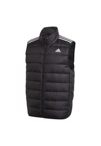 Adidas - Essentials Down Vest. Kolor: czarny. Długość rękawa: bez rękawów