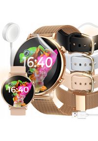 WonderWatch - SMARTWATCH ZEGAREK DAMSKI POLSKI ROZMOWY POWIADOMIENIA SPORT ZDROWIE SMS. Rodzaj zegarka: smartwatch. Styl: sportowy