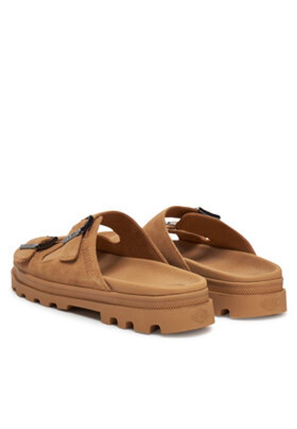 Palladium Klapki Dunelite Riviera Sde 74455-252-M Brązowy. Kolor: brązowy. Materiał: skóra, zamsz