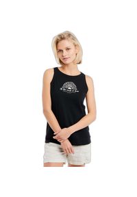 Damski tank top Protest Prtkuhli. Kolor: czarny. Materiał: bawełna. Sezon: lato. Sport: turystyka piesza #1