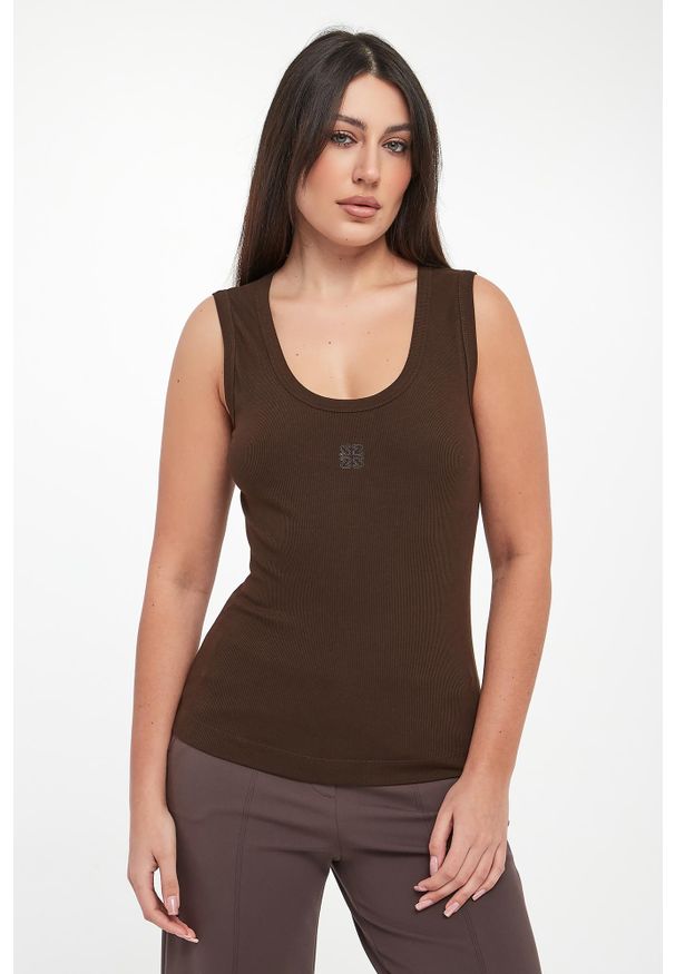 Sportalm - Top damski prążkowany SPORTALM. Materiał: prążkowany