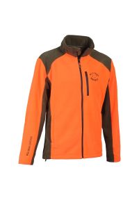 Polar z haftowanym logo PERCUSSION. Kolor: wielokolorowy, pomarańczowy, zielony. Materiał: polar. Wzór: haft. Sport: outdoor #1