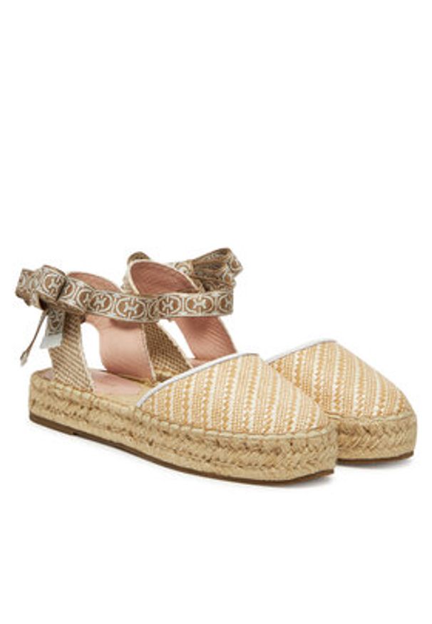 Coccinelle Espadryle E4 SRK 22 02 01 Beżowy. Kolor: beżowy. Materiał: materiał