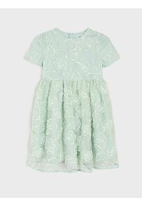 Sinsay - Tiulowa sukienka babydoll - zielony. Kolor: zielony. Materiał: tiul #1