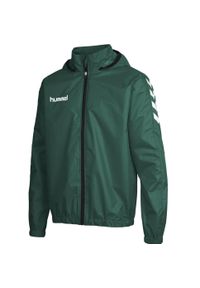 Kurtka ortalionowa sportowa dla dorosłych Hummel Core Spray Jacket. Kolor: zielony