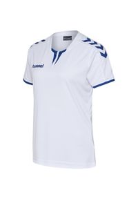 Koszulka sportowa z krótkim rękawem damska Hummel Core Womens SS Jersey. Kolor: biały. Materiał: jersey. Długość rękawa: krótki rękaw. Długość: krótkie #1