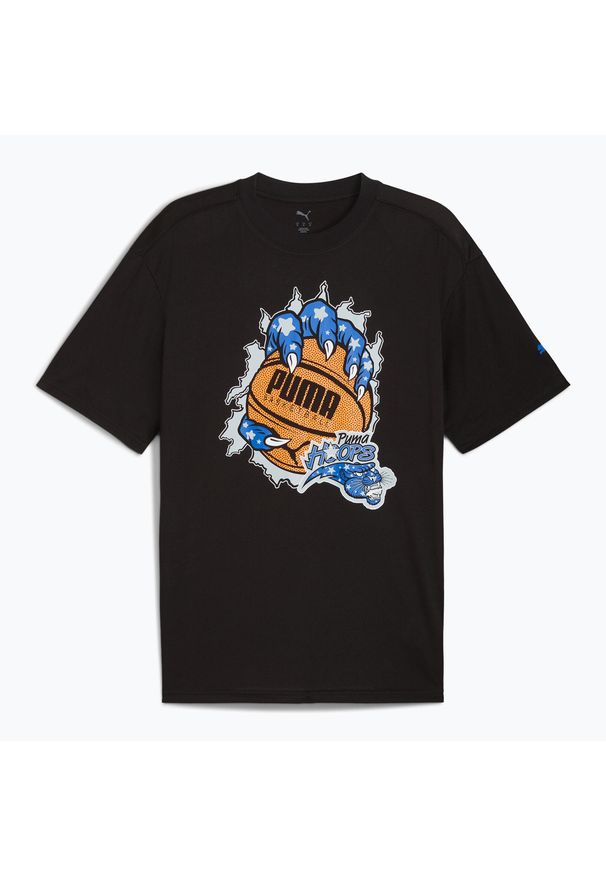 Puma - Koszulka koszykarska męska PUMA Hoopaverse Tee 3. Kolor: czarny. Sport: koszykówka