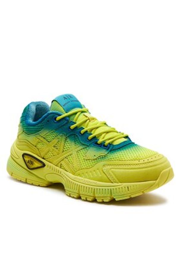 Armani Exchange Sneakersy XUX189 XV813 T715 Żółty. Kolor: żółty. Materiał: materiał