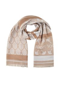JOOP! Szalik 10018785 Beżowy. Kolor: beżowy. Materiał: materiał, bawełna