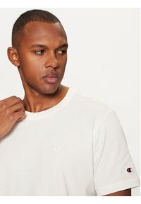 Champion T-Shirt 220278 Biały Standard Fit. Kolor: biały. Materiał: bawełna #5
