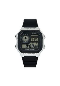 Casio Zegarek AE-1200WH-1CVEF Czarny. Kolor: czarny