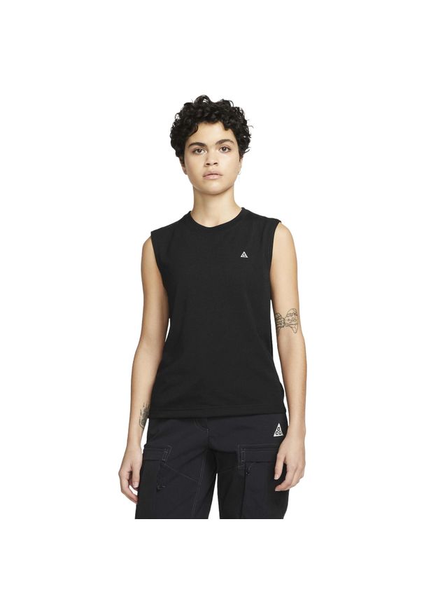 Podkoszulek damskie Nike Wmns Acg Dri fit Adv Sleeveless Tank. Kolor: czarny. Materiał: poliester, materiał. Technologia: Dri-Fit (Nike). Sport: fitness