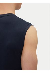 EA7 Emporio Armani Tank top 7M000223 AF10375 UB102 Granatowy Regular Fit. Kolor: niebieski. Materiał: bawełna #4