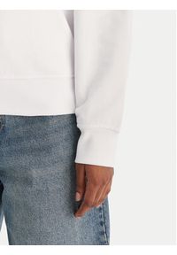 Calvin Klein Jeans Bluza Ls Monogram Terry Po LV047C224G Biały Regular Fit. Kolor: biały. Materiał: bawełna #5