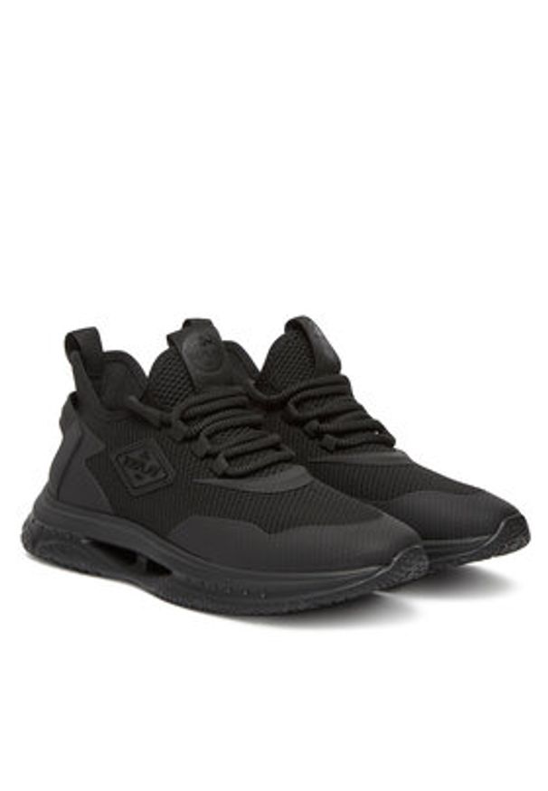 Replay - REPLAY Sneakersy Milefor Base GMSE8.000.C0001T Czarny. Kolor: czarny. Materiał: materiał