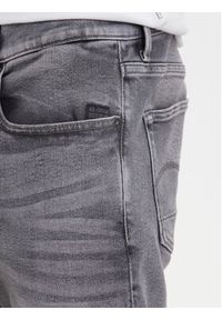 G-Star RAW - G-Star Raw Szorty jeansowe 3301 D10481-D535 Szary Slim Fit. Kolor: szary. Materiał: bawełna #5