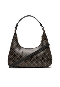Calvin Klein Torebka Emblem Aop Conv Shoulder Bag LV04F3298G Czarny. Kolor: czarny. Materiał: skórzane #5