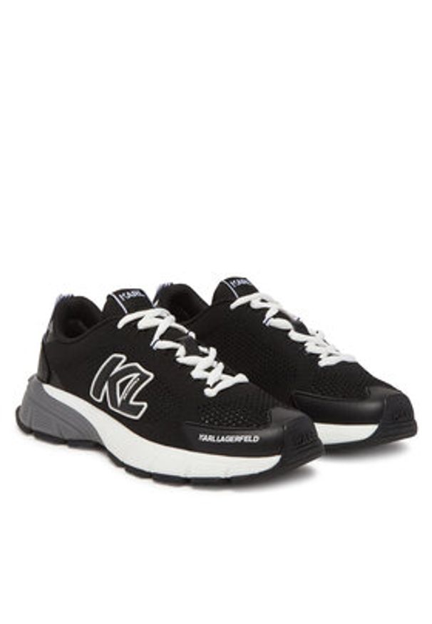 Karl Lagerfeld - KARL LAGERFELD Sneakersy Orion KL65521 Czarny. Kolor: czarny. Materiał: materiał