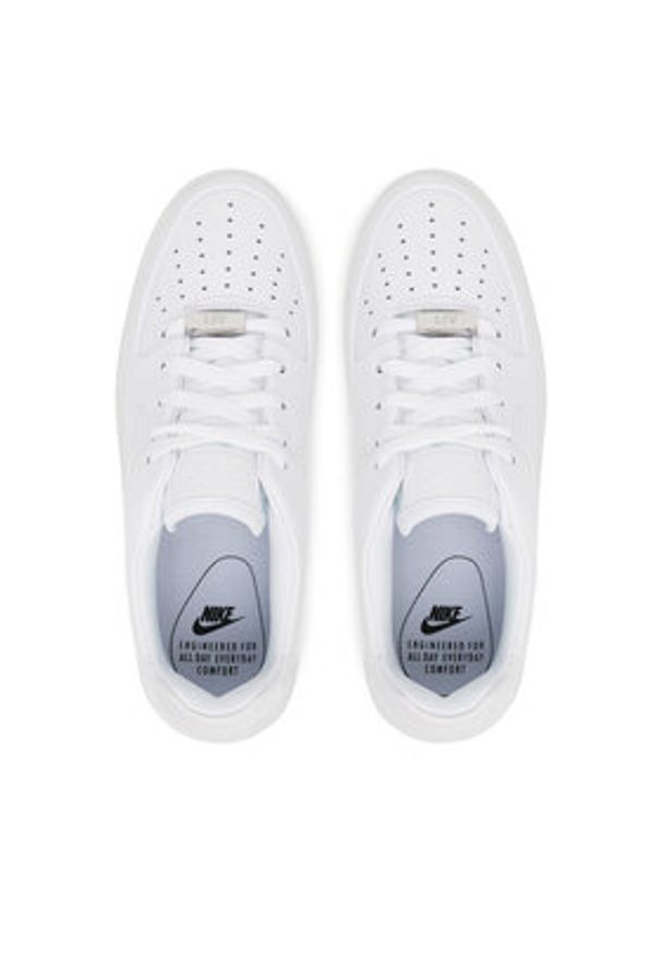 Nike Sneakersy Af1 Sage Low AR5339 100 Biały. Kolor: biały. Materiał: skóra