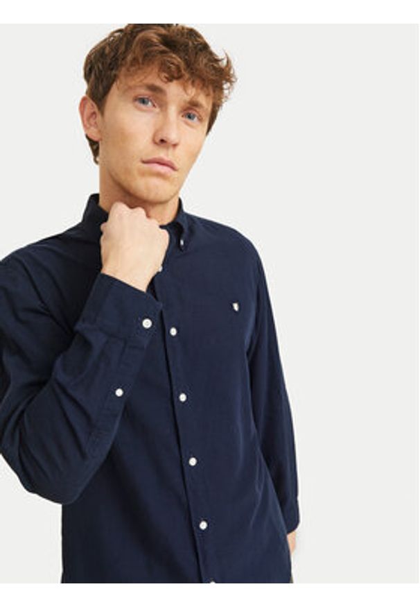Jack & Jones - Jack&Jones Koszula Summer 12274599 Granatowy Regular Fit. Kolor: niebieski. Materiał: bawełna