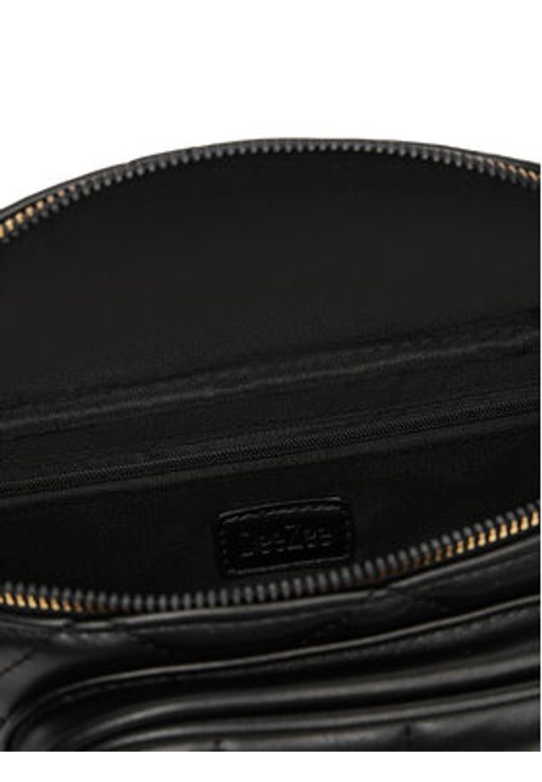 DeeZee Saszetka nerka DZE-S-002-07 Czarny. Kolor: czarny. Materiał: skóra