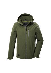 GIGA DX - Kurtka softshell z kapturem Killtec GW 29. Typ kołnierza: kaptur. Kolor: zielony, szary, wielokolorowy. Materiał: softshell. Sport: turystyka piesza #1