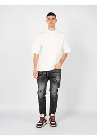 Xagon Man T-shirt "Oversize" | A23082ZX97LA | Mężczyzna | Kremowy. Kolor: kremowy. Materiał: bawełna