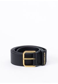 Karl Lagerfeld - Pasek damski KARL LAGERFELD K/ESSENTIAL MEDIUM GRAINY BELT. Kolor: czarny. Materiał: skóra #1