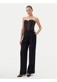 Pinko Spodnie materiałowe Peru' 103701 A1XX Czarny Regular Fit. Kolor: czarny. Materiał: wełna, syntetyk #3