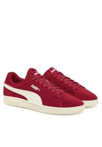 Puma Sneakersy Smash 3.0 390984 21 Bordowy. Kolor: czerwony. Materiał: skóra, zamsz