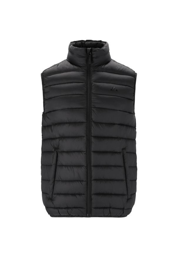 Kurtka puchowa bez rękawów Whistler Arubi. Kolor: czarny. Materiał: puch. Długość rękawa: bez rękawów. Sezon: jesień. Styl: elegancki