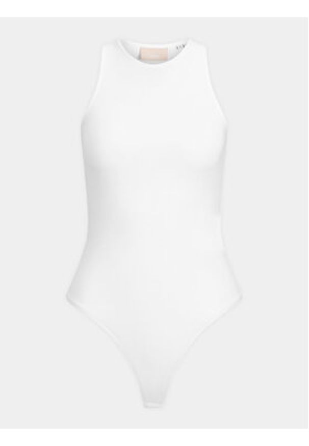 JJXX Body Ivy 12224832 Biały Slim Fit. Kolor: biały. Materiał: bawełna