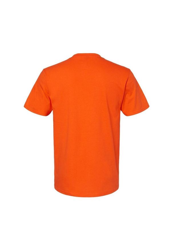 GILDAN - Koszulka Unisex Dla Dorosłych Softstyle Midweight. Kolor: pomarańczowy, wielokolorowy, żółty. Materiał: bawełna. Sport: turystyka piesza