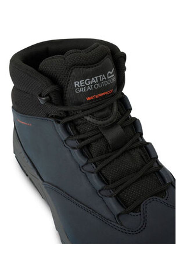 Regatta Trapery Denison RMF851 Granatowy. Kolor: niebieski. Materiał: skóra