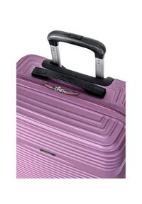Ochnik - Komplet walizek na kółkach 19''/24''/28''. Kolor: fioletowy. Materiał: guma, poliester, materiał, kauczuk