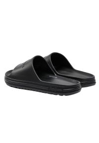 Klapki Pepe Jeans Beach Slide M PMS70159 czarne. Okazja: na plażę. Nosek buta: otwarty. Kolor: czarny. Materiał: guma, materiał