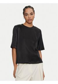 ACCESS FASHION Bluzka 44-2102-425 Czarny Relaxed Fit. Kolor: czarny. Materiał: wiskoza #1