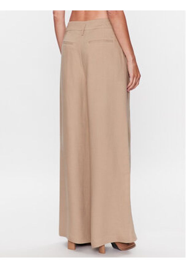 Herskind Spodnie materiałowe Lotus 4822840 Beżowy Regular Fit. Kolor: beżowy. Materiał: materiał, wiskoza