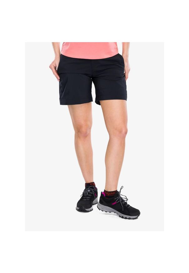 columbia - Spodenki turystyczne damskie Columbia Silver Ridge Utility Short. Kolor: czarny. Sport: turystyka piesza