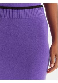 Pinko - PINKO Spódnica midi 105489 A2Q9 W21 Fioletowy Regular Fit. Kolor: fioletowy. Materiał: wełna #3