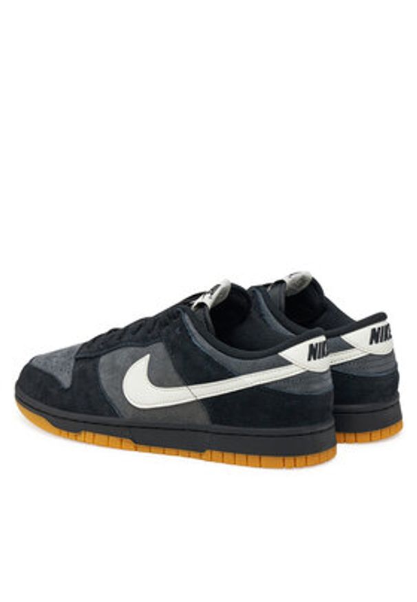 Nike Sneakersy DUNK LOW RETRO SEHQ1931 Czarny. Kolor: czarny. Materiał: zamsz, skóra