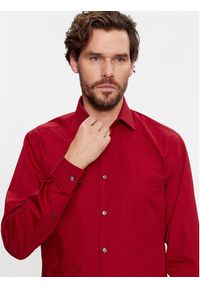 Hugo Koszula C-Jenno 50289499 Bordowy Slim Fit. Kolor: czerwony. Materiał: bawełna
